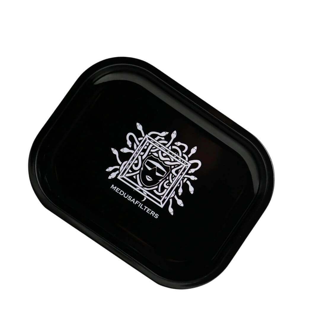 Medusa Rolling Tray Schwarz Weiß